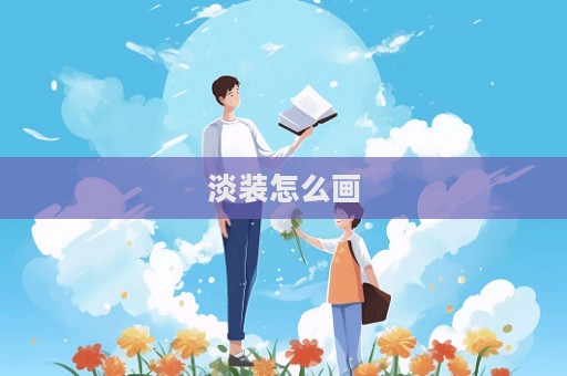 淡裝怎么畫