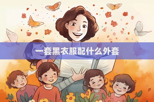 一套黑衣服配什么外套
