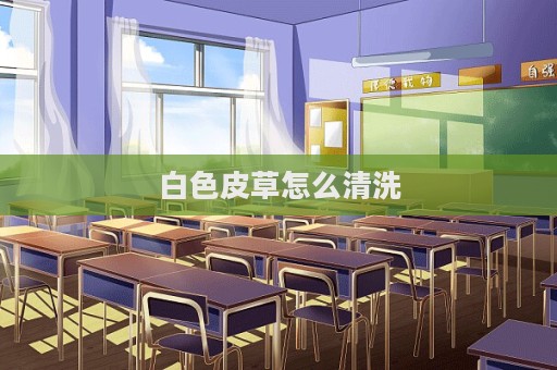 白色皮草怎么清洗