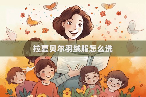 拉夏貝爾羽絨服怎么洗