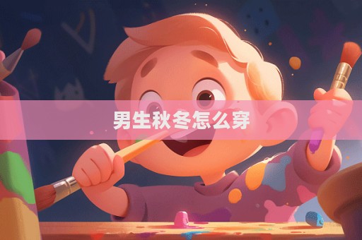 男生秋冬怎么穿