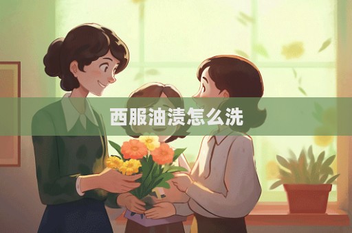 西服油漬怎么洗