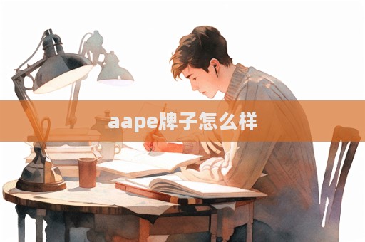 aape牌子怎么樣