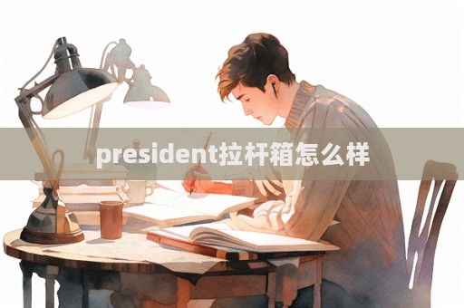 president拉桿箱怎么樣