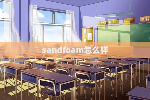 sandfoam怎么樣  第1張