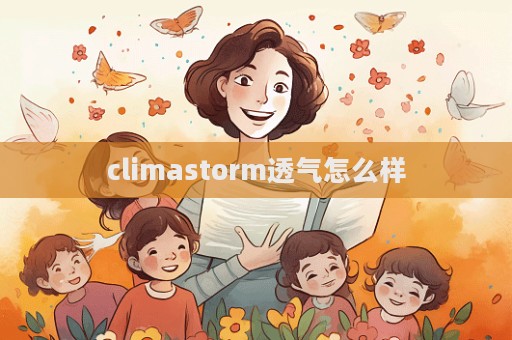 climastorm透氣怎么樣  第1張